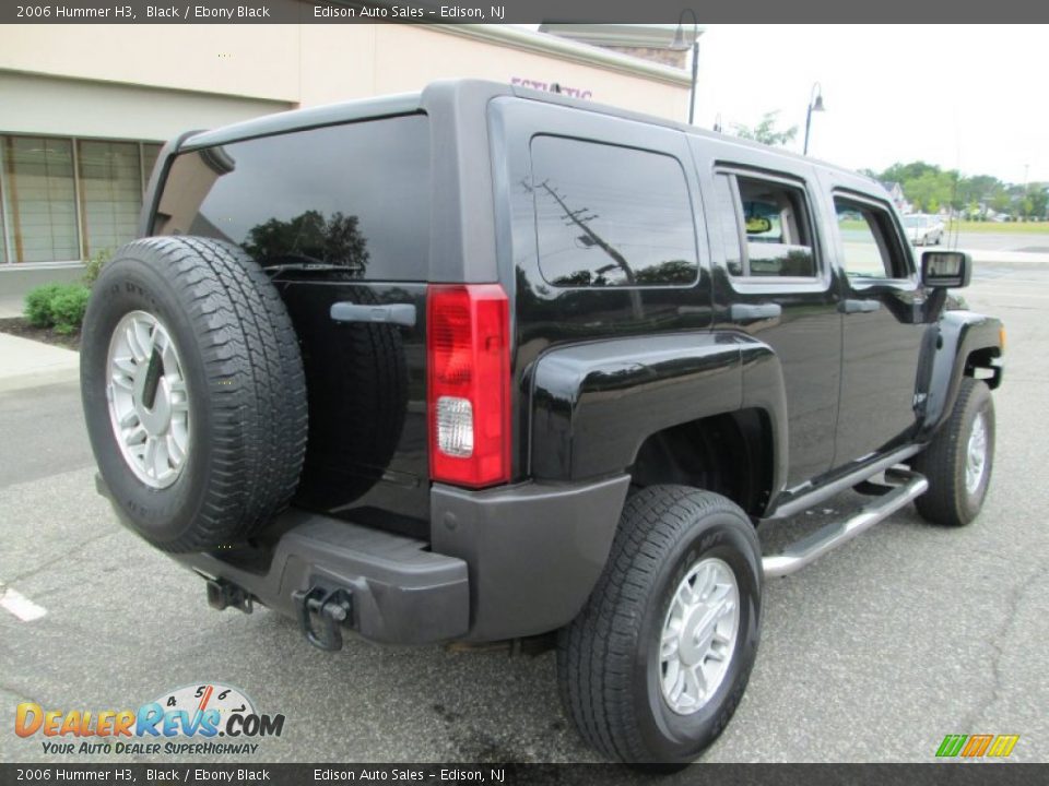 2006 Hummer H3 Black / Ebony Black Photo #7
