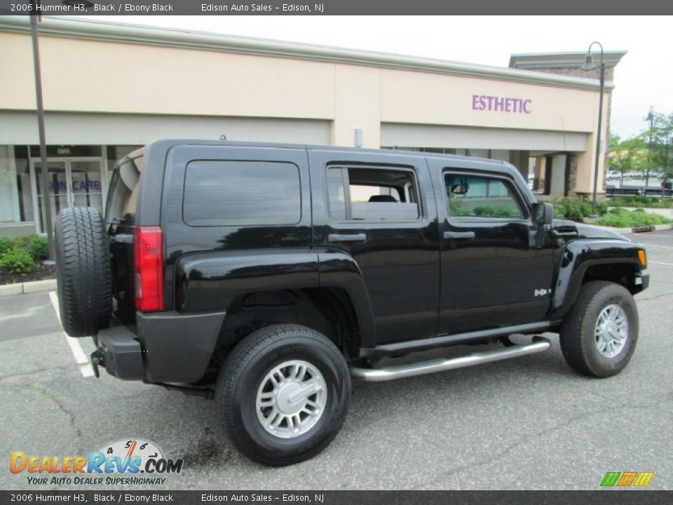 2006 Hummer H3 Black / Ebony Black Photo #8