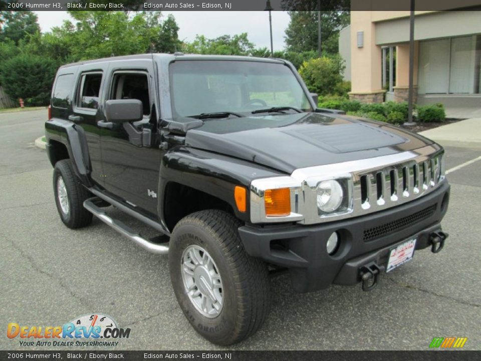 2006 Hummer H3 Black / Ebony Black Photo #11