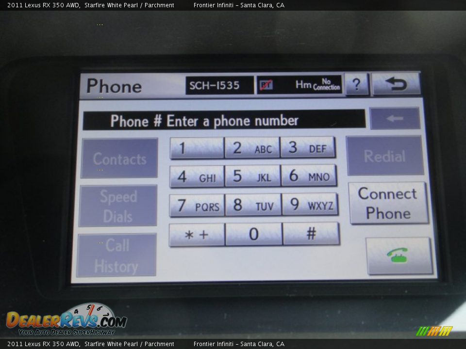 2011 Lexus RX 350 AWD Starfire White Pearl / Parchment Photo #8