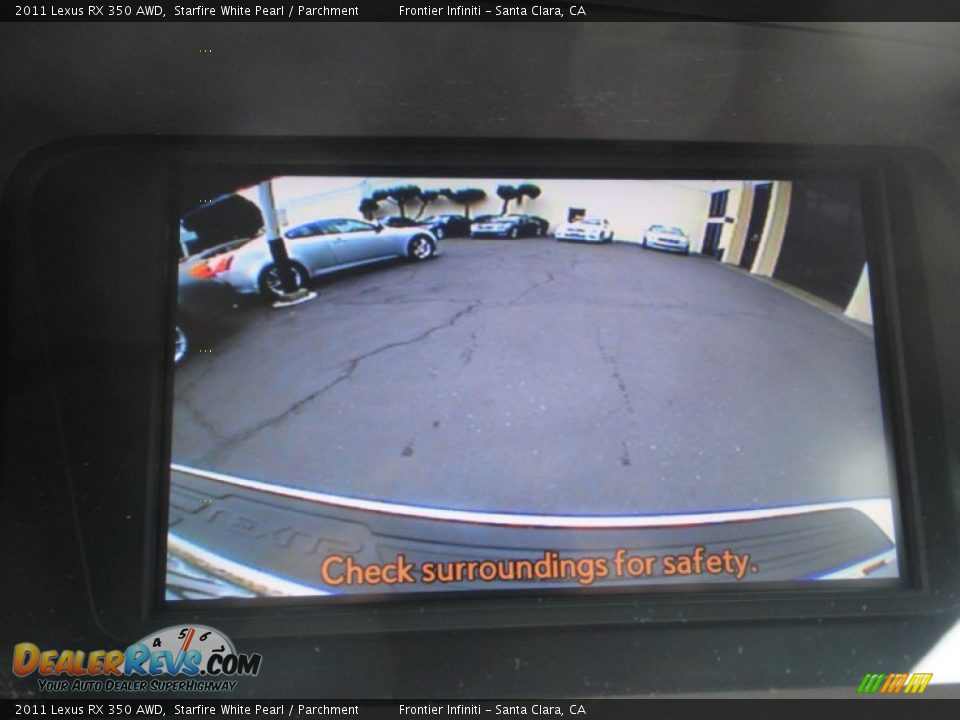 2011 Lexus RX 350 AWD Starfire White Pearl / Parchment Photo #9