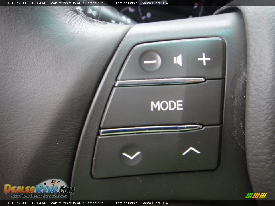 2011 Lexus RX 350 AWD Starfire White Pearl / Parchment Photo #12