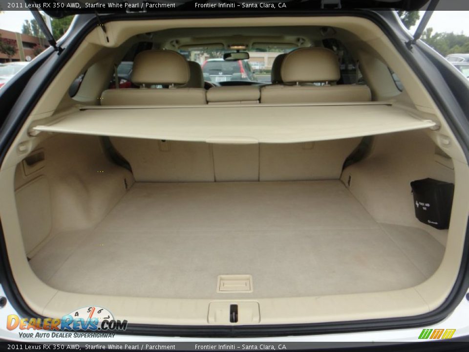 2011 Lexus RX 350 AWD Starfire White Pearl / Parchment Photo #19