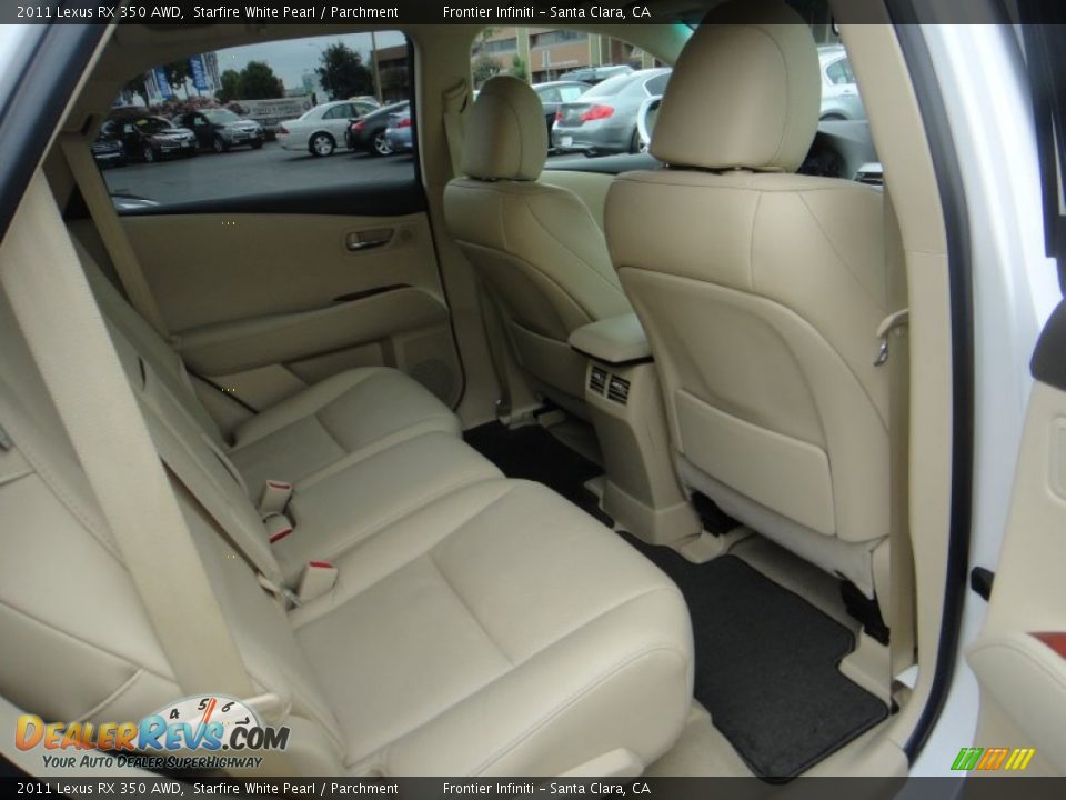 2011 Lexus RX 350 AWD Starfire White Pearl / Parchment Photo #22