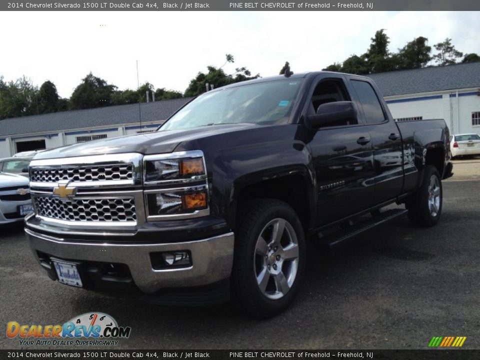2014 Chevrolet Silverado 1500 LT Double Cab 4x4 Black / Jet Black Photo #1
