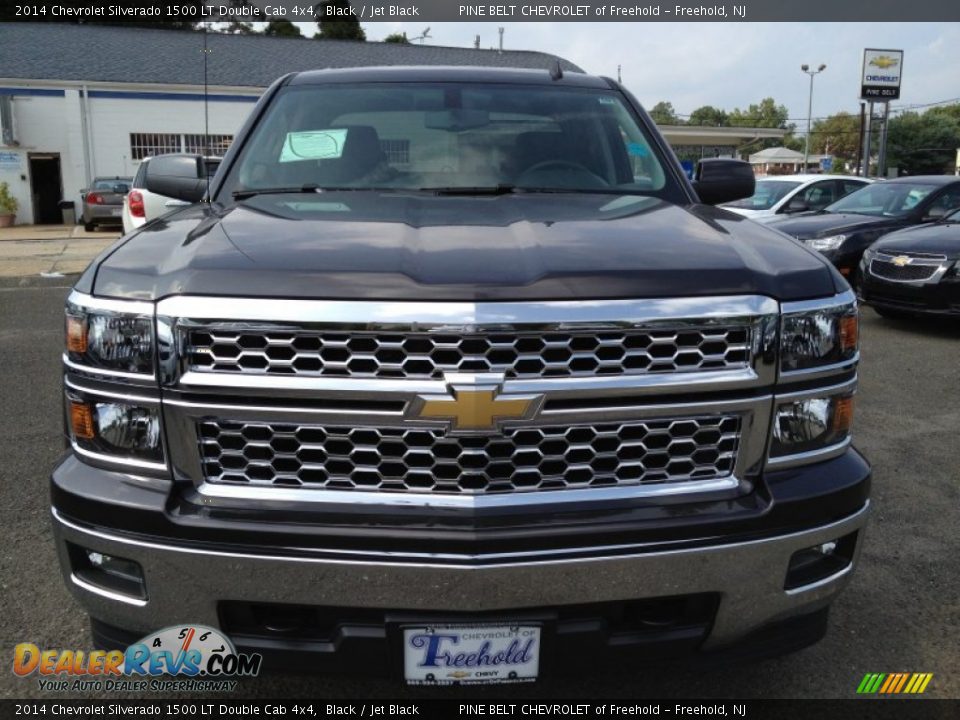 2014 Chevrolet Silverado 1500 LT Double Cab 4x4 Black / Jet Black Photo #2