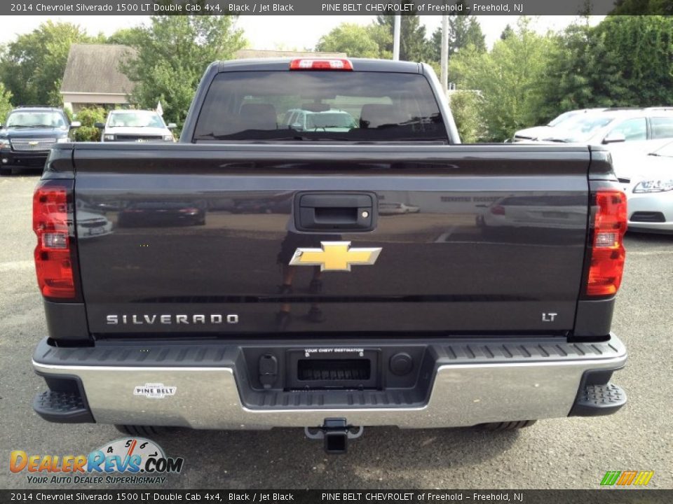 2014 Chevrolet Silverado 1500 LT Double Cab 4x4 Black / Jet Black Photo #5