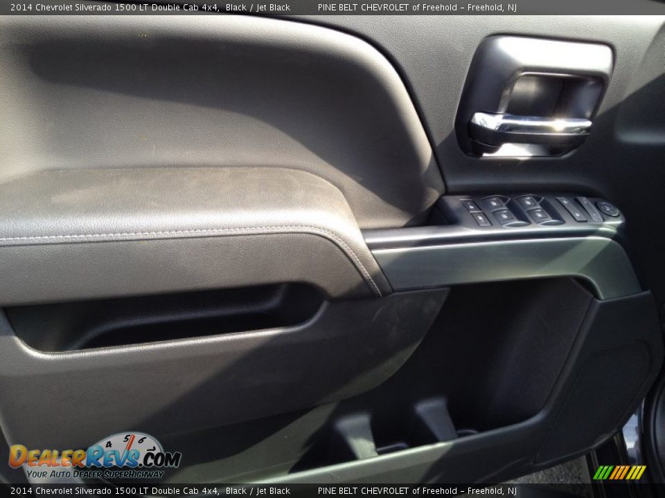2014 Chevrolet Silverado 1500 LT Double Cab 4x4 Black / Jet Black Photo #8
