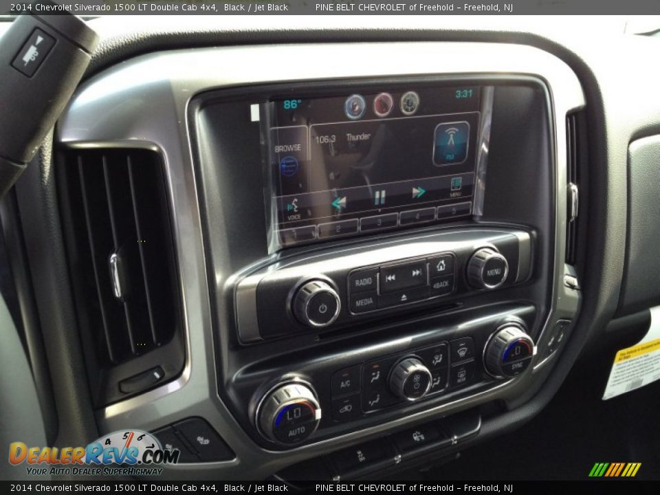 2014 Chevrolet Silverado 1500 LT Double Cab 4x4 Black / Jet Black Photo #10