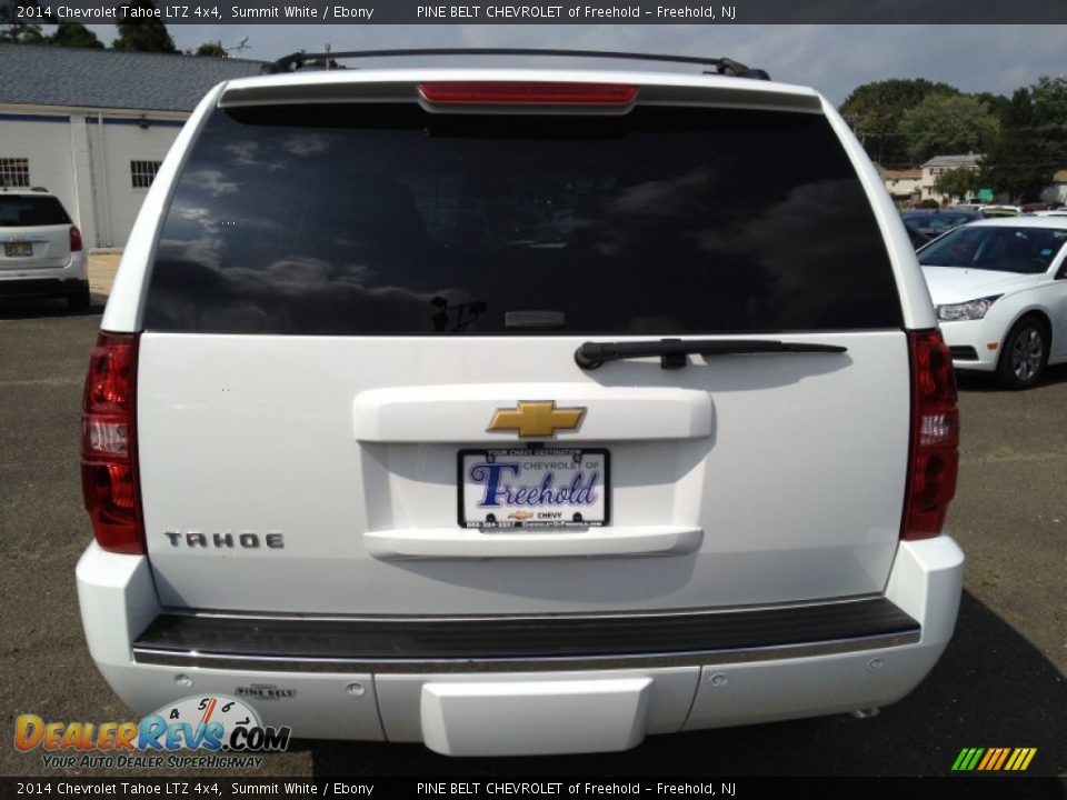 2014 Chevrolet Tahoe LTZ 4x4 Summit White / Ebony Photo #5