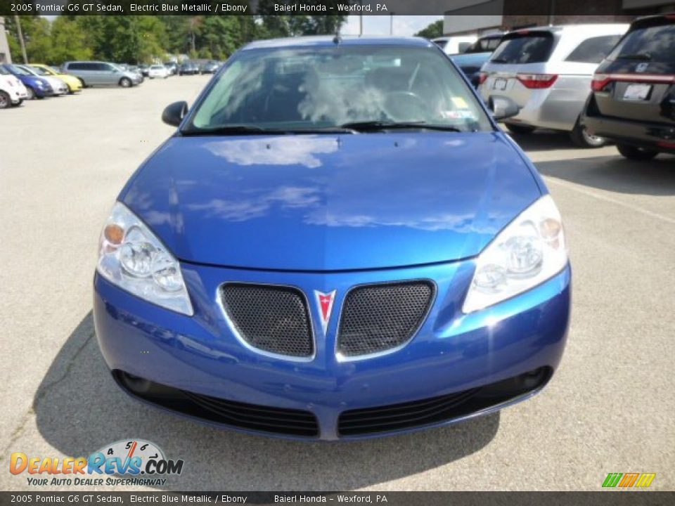 2005 Pontiac G6 GT Sedan Electric Blue Metallic / Ebony Photo #2