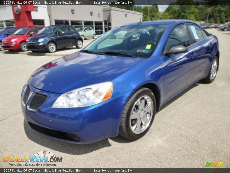 2005 Pontiac G6 GT Sedan Electric Blue Metallic / Ebony Photo #3