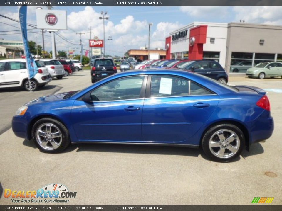 2005 Pontiac G6 GT Sedan Electric Blue Metallic / Ebony Photo #4