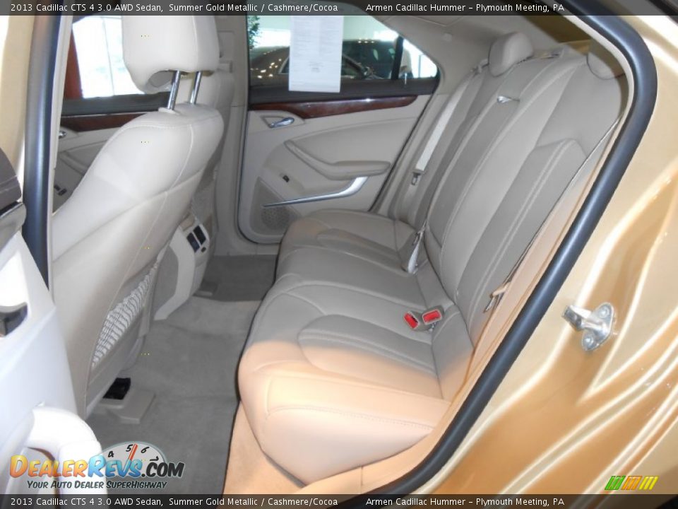 2013 Cadillac CTS 4 3.0 AWD Sedan Summer Gold Metallic / Cashmere/Cocoa Photo #9