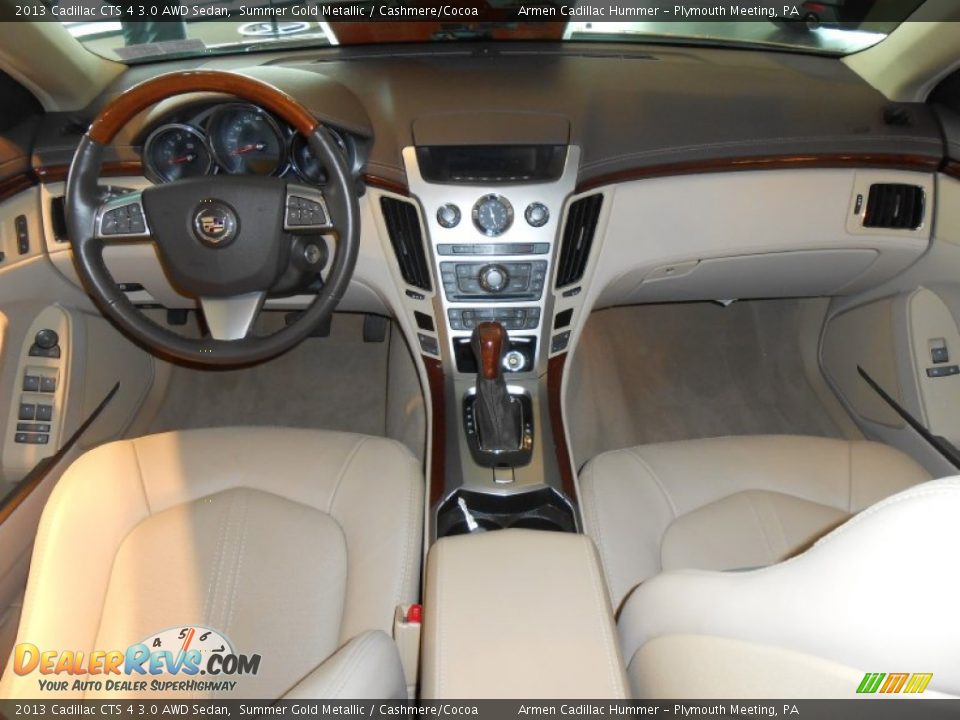 2013 Cadillac CTS 4 3.0 AWD Sedan Summer Gold Metallic / Cashmere/Cocoa Photo #10