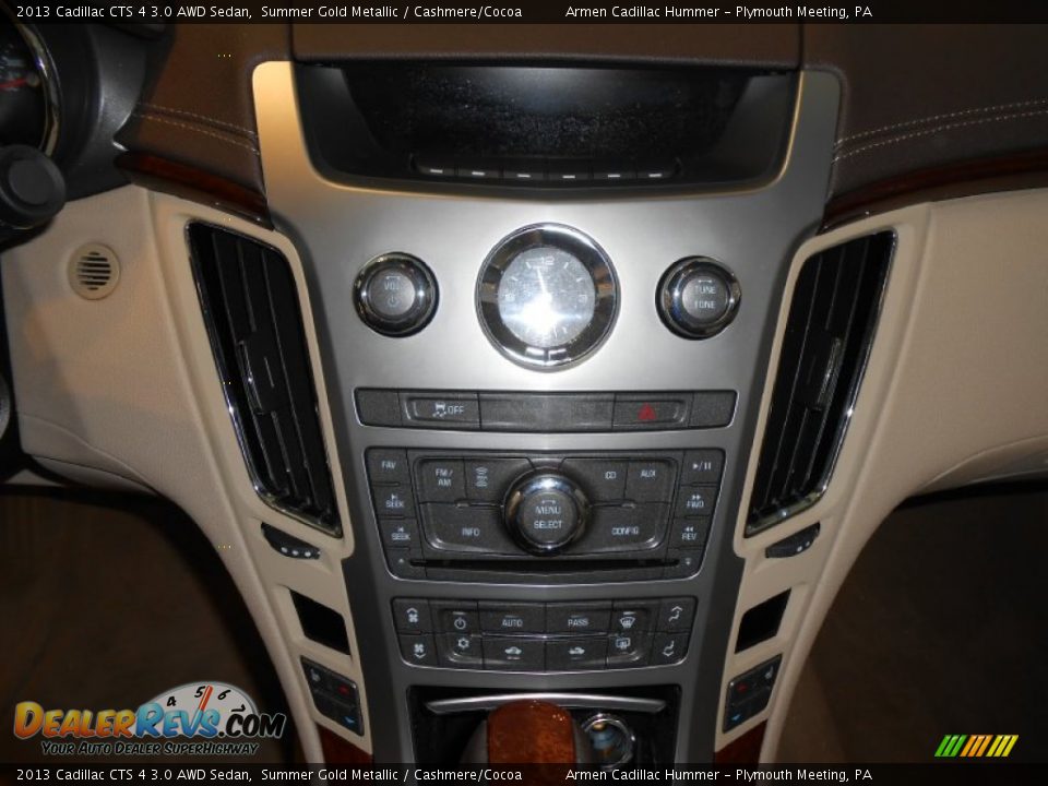 2013 Cadillac CTS 4 3.0 AWD Sedan Summer Gold Metallic / Cashmere/Cocoa Photo #12