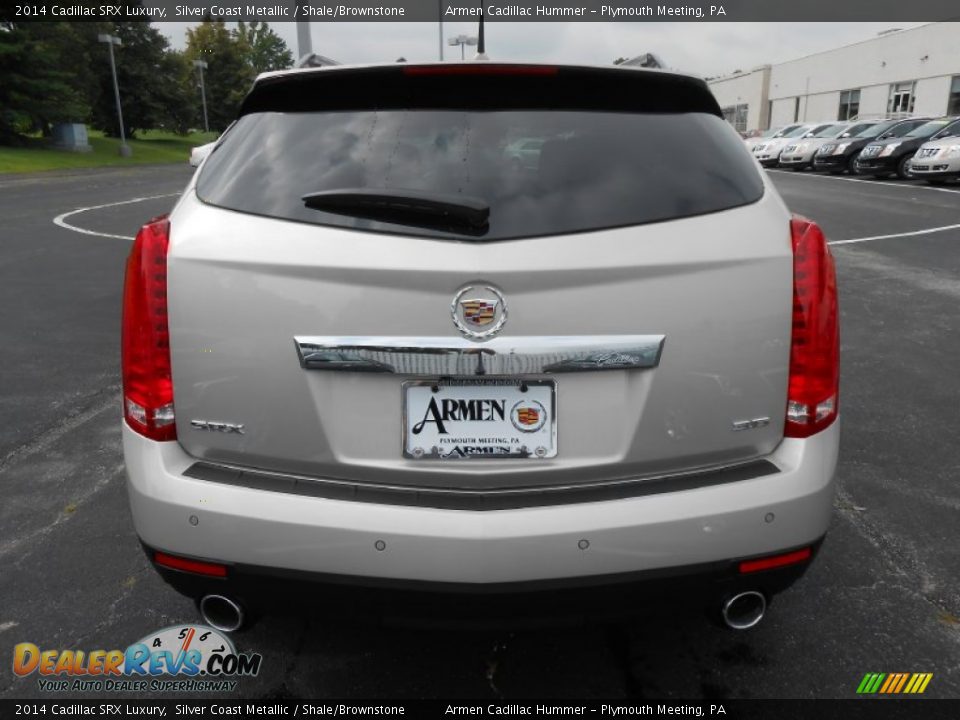 2014 Cadillac SRX Luxury Silver Coast Metallic / Shale/Brownstone Photo #6