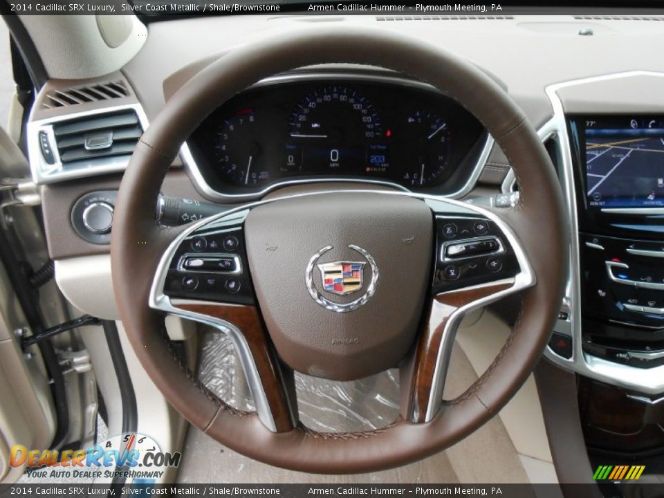 2014 Cadillac SRX Luxury Steering Wheel Photo #13