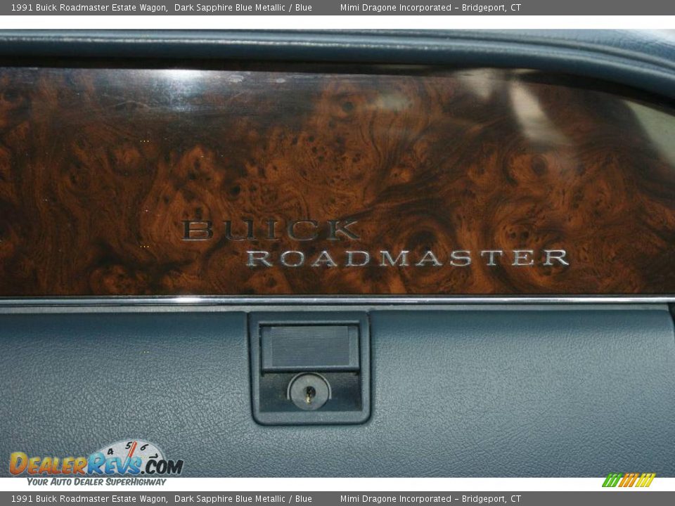 1991 Buick Roadmaster Estate Wagon Dark Sapphire Blue Metallic / Blue Photo #21