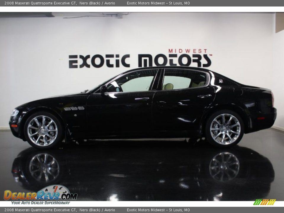 2008 Maserati Quattroporte Executive GT Nero (Black) / Avorio Photo #1