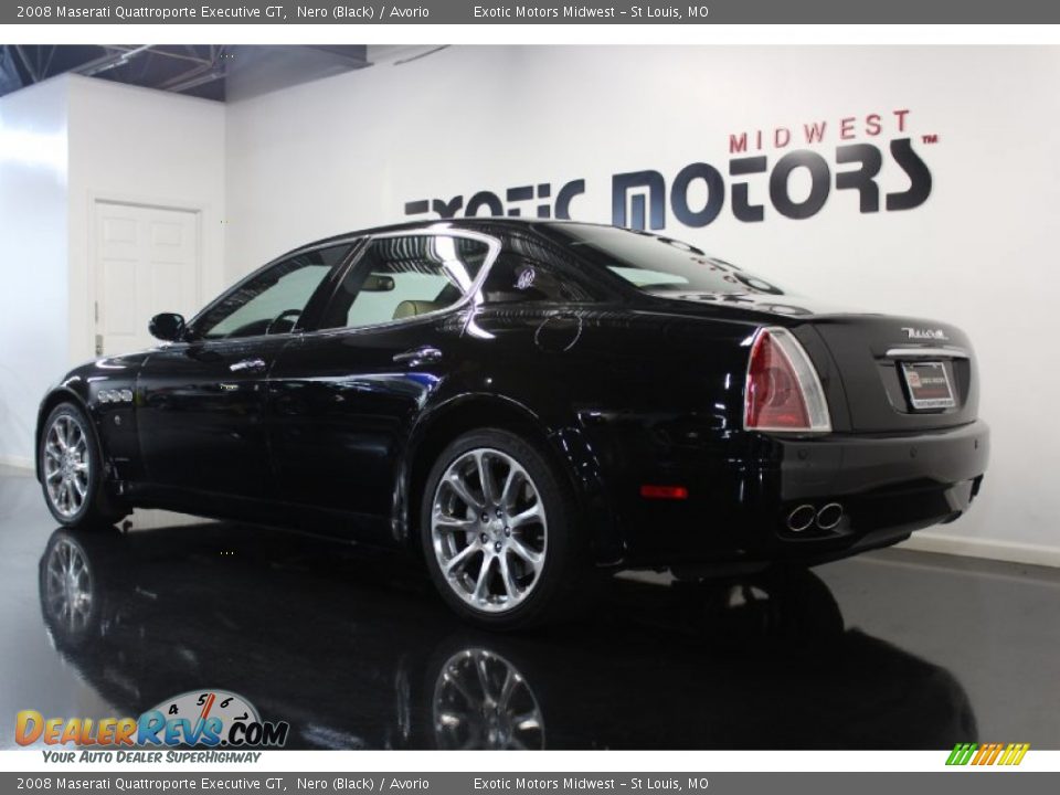 2008 Maserati Quattroporte Executive GT Nero (Black) / Avorio Photo #5