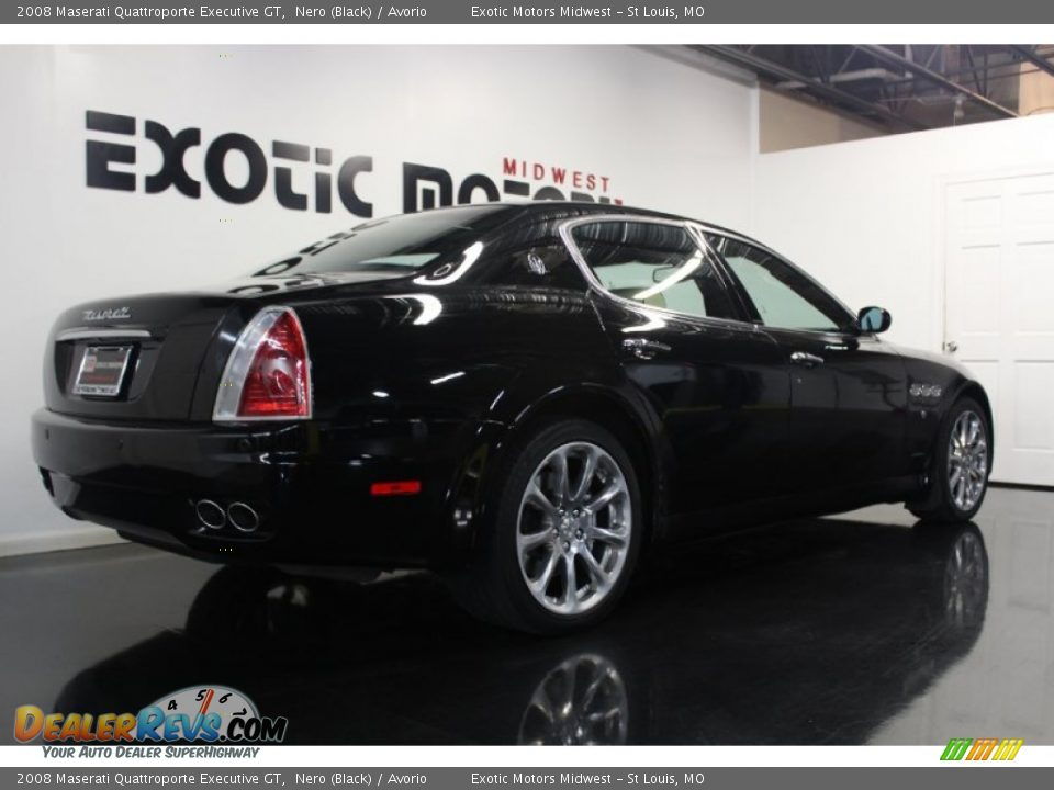 2008 Maserati Quattroporte Executive GT Nero (Black) / Avorio Photo #7
