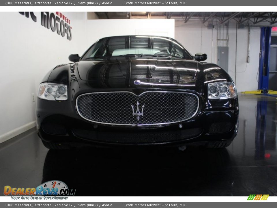 2008 Maserati Quattroporte Executive GT Nero (Black) / Avorio Photo #11