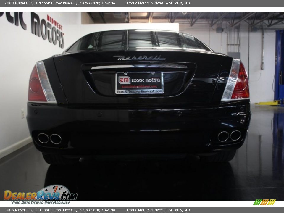 2008 Maserati Quattroporte Executive GT Nero (Black) / Avorio Photo #12