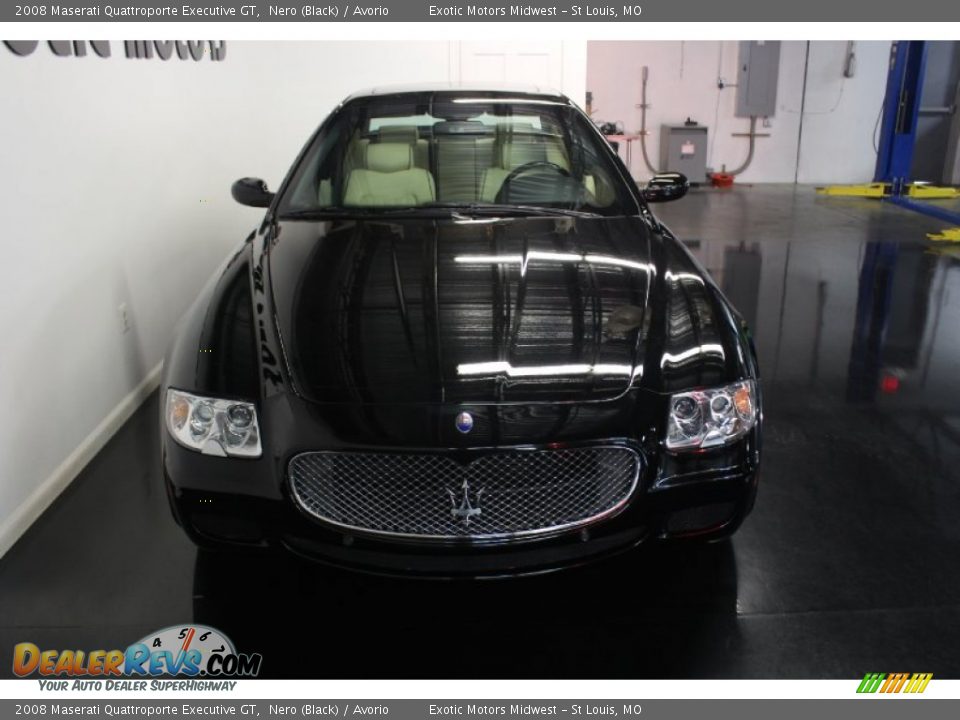 2008 Maserati Quattroporte Executive GT Nero (Black) / Avorio Photo #13