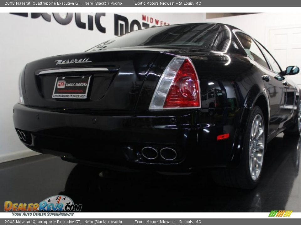 2008 Maserati Quattroporte Executive GT Nero (Black) / Avorio Photo #16