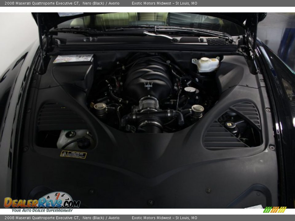 2008 Maserati Quattroporte Executive GT Nero (Black) / Avorio Photo #17