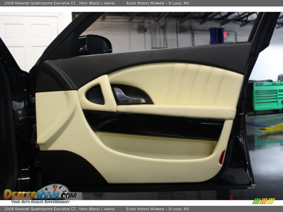 2008 Maserati Quattroporte Executive GT Nero (Black) / Avorio Photo #24