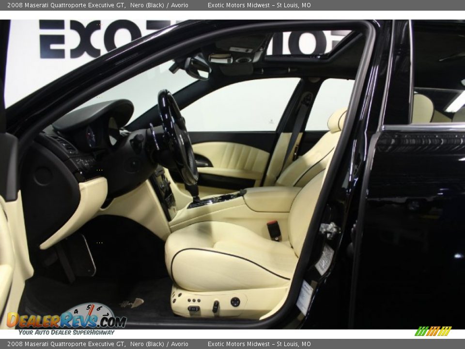 2008 Maserati Quattroporte Executive GT Nero (Black) / Avorio Photo #27