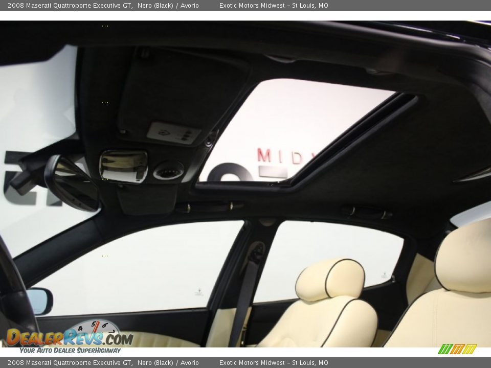 2008 Maserati Quattroporte Executive GT Nero (Black) / Avorio Photo #33