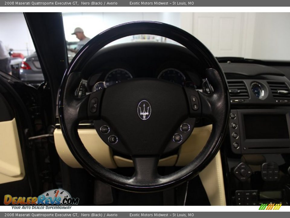 2008 Maserati Quattroporte Executive GT Steering Wheel Photo #36