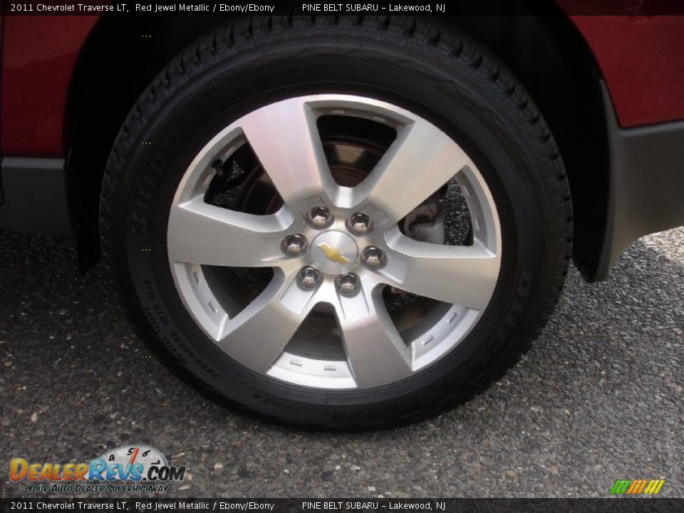 2011 Chevrolet Traverse LT Red Jewel Metallic / Ebony/Ebony Photo #4
