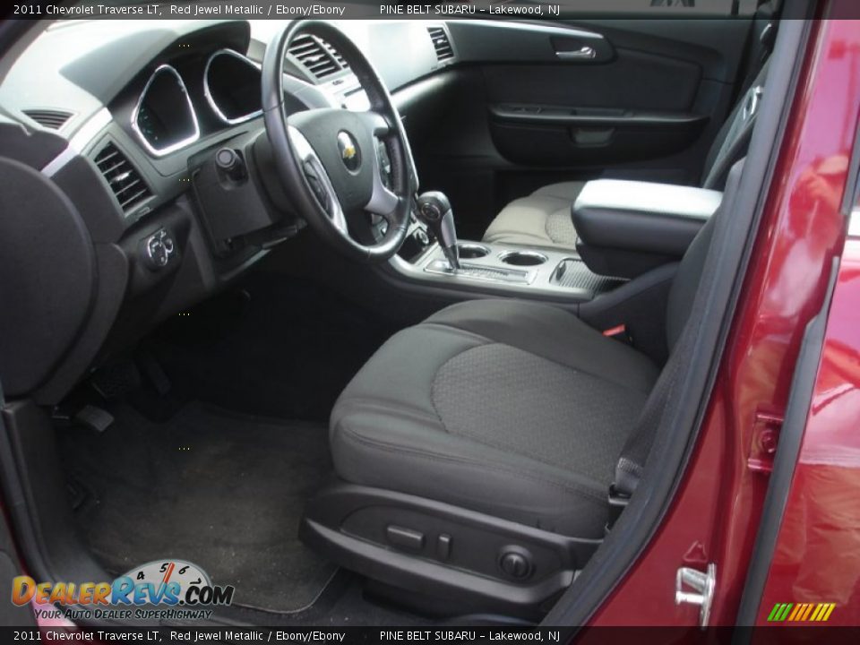 2011 Chevrolet Traverse LT Red Jewel Metallic / Ebony/Ebony Photo #8