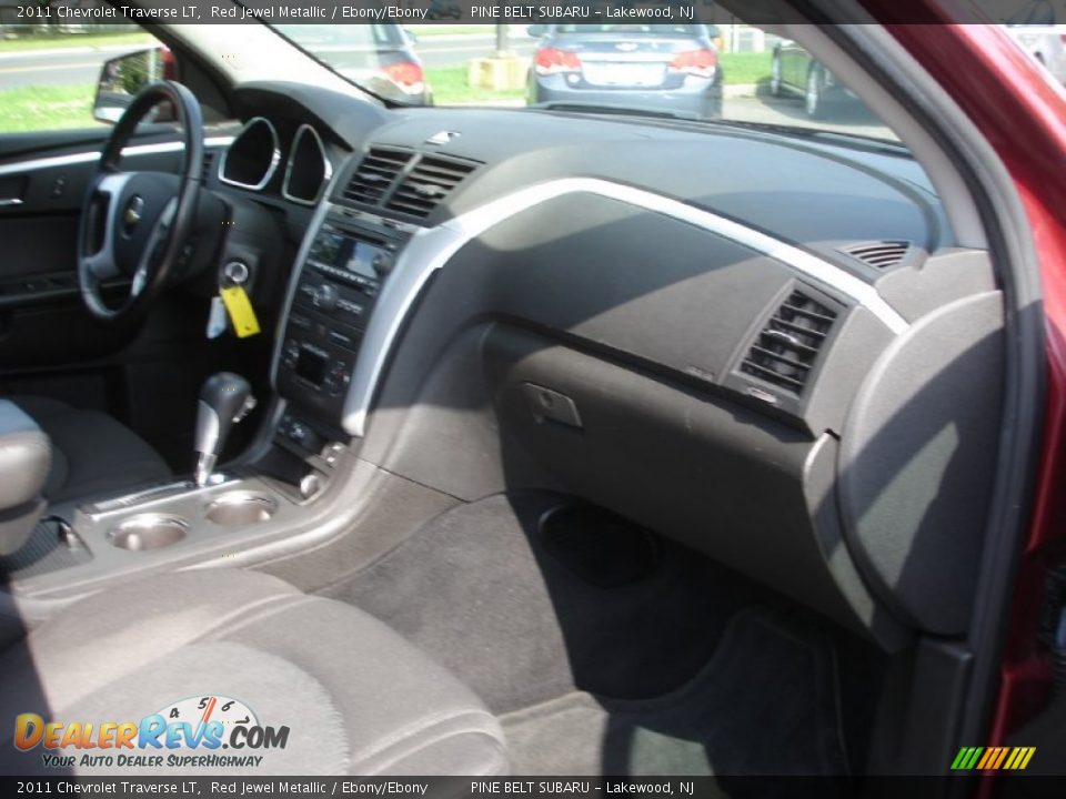 2011 Chevrolet Traverse LT Red Jewel Metallic / Ebony/Ebony Photo #9
