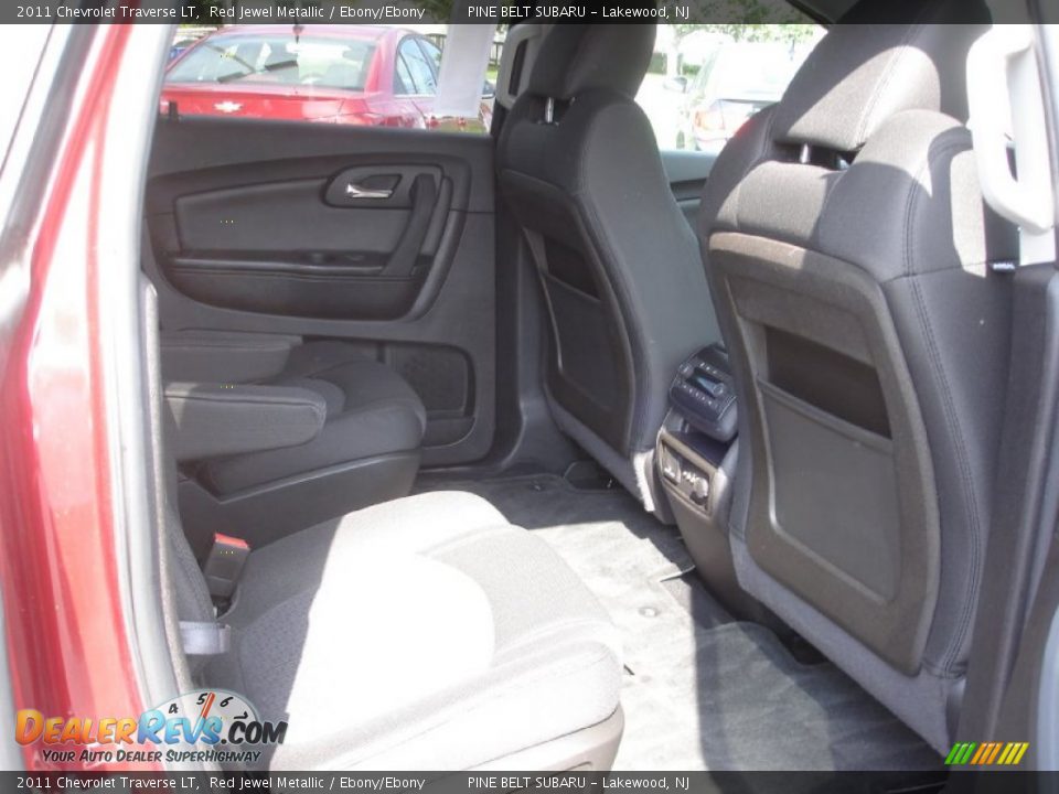 2011 Chevrolet Traverse LT Red Jewel Metallic / Ebony/Ebony Photo #11