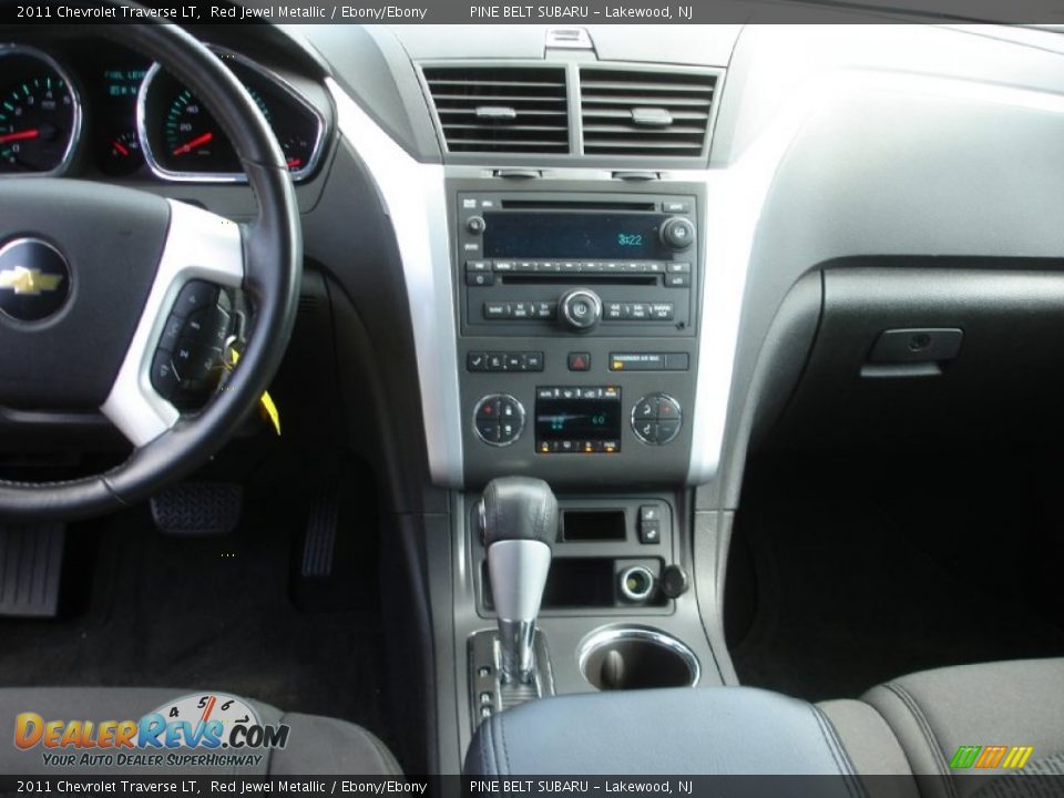 2011 Chevrolet Traverse LT Red Jewel Metallic / Ebony/Ebony Photo #15