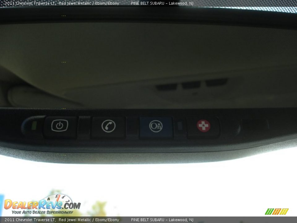 2011 Chevrolet Traverse LT Red Jewel Metallic / Ebony/Ebony Photo #19