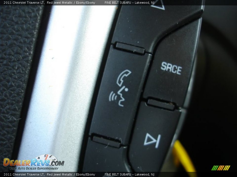 2011 Chevrolet Traverse LT Red Jewel Metallic / Ebony/Ebony Photo #20