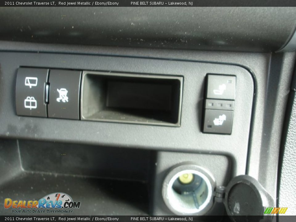 2011 Chevrolet Traverse LT Red Jewel Metallic / Ebony/Ebony Photo #21