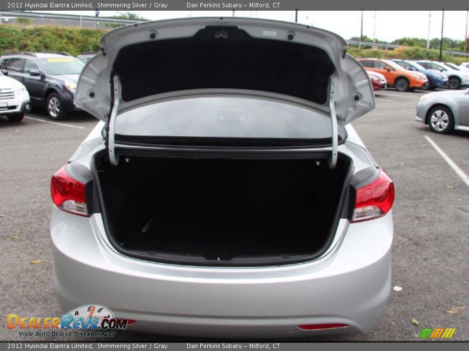 2012 Hyundai Elantra Limited Shimmering Silver / Gray Photo #8