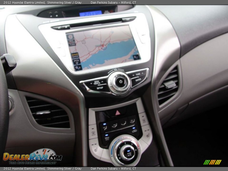 2012 Hyundai Elantra Limited Shimmering Silver / Gray Photo #15