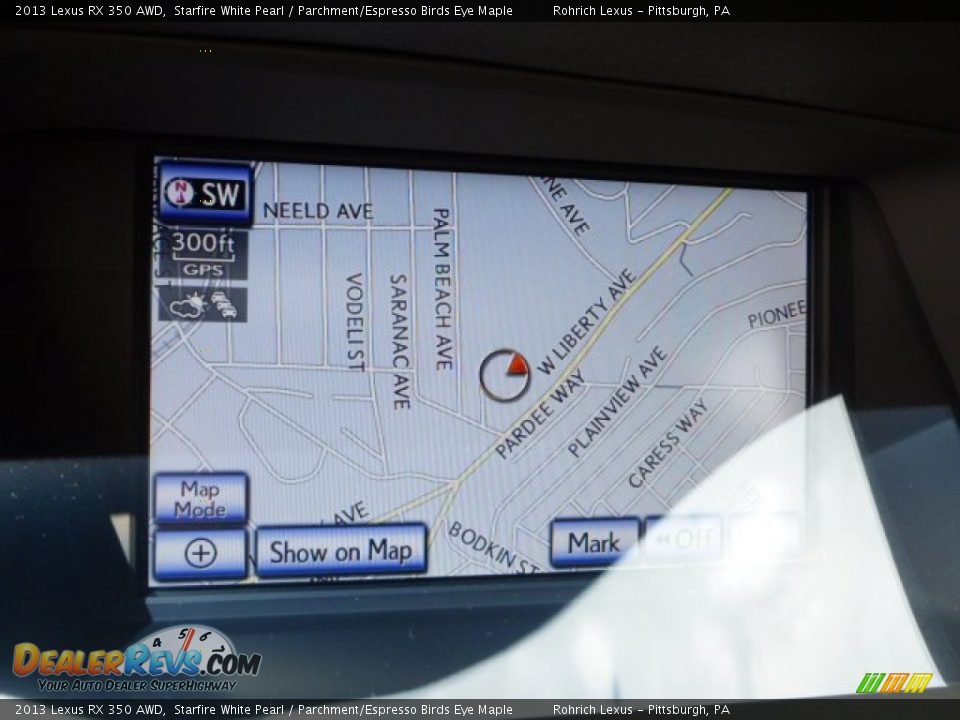 2013 Lexus RX 350 AWD Starfire White Pearl / Parchment/Espresso Birds Eye Maple Photo #16