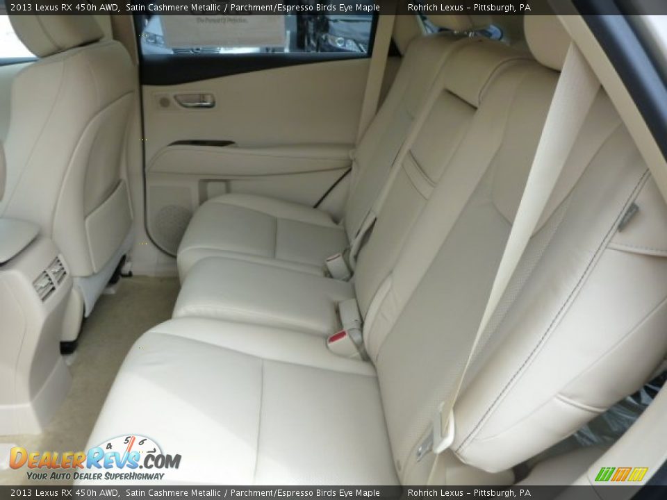 2013 Lexus RX 450h AWD Satin Cashmere Metallic / Parchment/Espresso Birds Eye Maple Photo #11