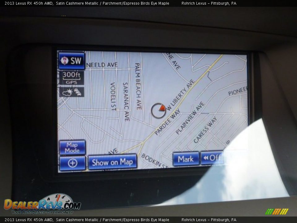2013 Lexus RX 450h AWD Satin Cashmere Metallic / Parchment/Espresso Birds Eye Maple Photo #16