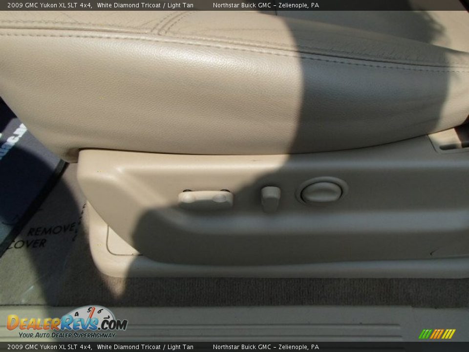 2009 GMC Yukon XL SLT 4x4 White Diamond Tricoat / Light Tan Photo #14