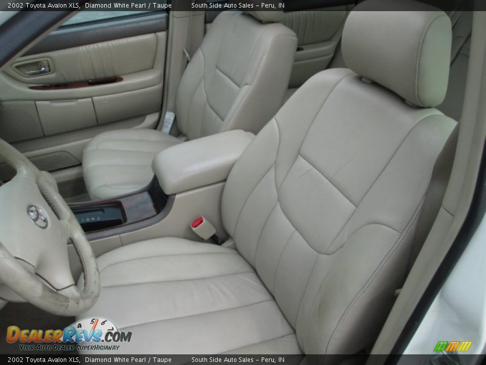 2002 Toyota Avalon XLS Diamond White Pearl / Taupe Photo #15